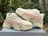Authentic Balenciaga Triple-S White/Red/Black