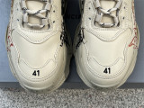 Authentic Balenciaga Triple-S White/Red/Black
