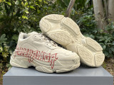 Authentic Balenciaga Triple-S White/Red/Black