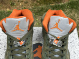 Authentic Air Jordan 5 Retro “Olive”