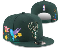 NBA Milwaukee Bucks Snapback Hat(4)