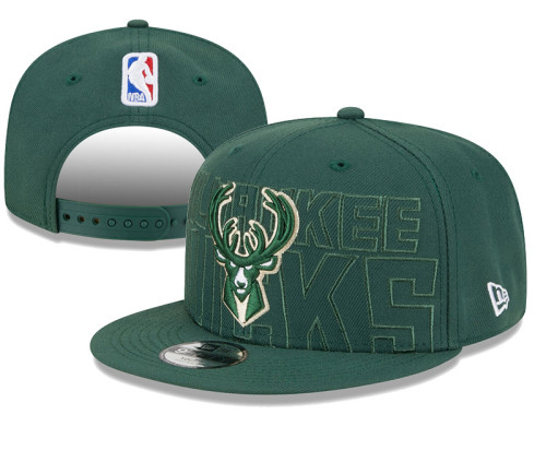 NBA Milwaukee Bucks Snapback Hat(7)