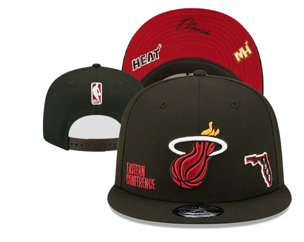 NBA Miami Heat Snapback Hat(5)