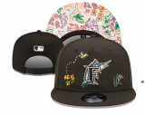 MLB Miami Marlins Snapback Hat(2)
