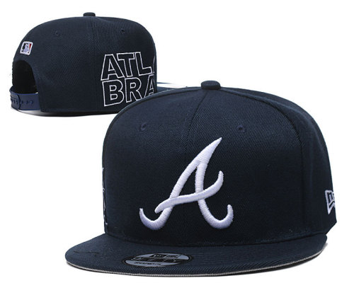 MLB Atlanta Braves Snapback Hat(9)