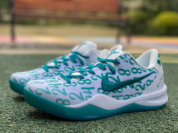 Authentic Nike Kobe 8 Protro White/Blue