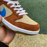 Authentic Nike SB Dunk Low Pro Corduroy Dusty Peach /Photo Blue