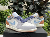 Authentic Air Jordan 1 Low “Wolf Grey”