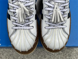 Authentic CLOT X adidas originals Superstar White/Gold