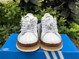 Authentic CLOT X adidas originals Superstar White/Gold