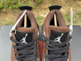 Authentic Air Jordan 4 WMNS Black/Brown