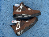 Authentic Air Jordan 4 WMNS Black/Brown