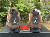 Authentic Air Jordan 4 WMNS Black/Brown