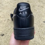 Authentic Nike Air Force 1 BY YOU Black