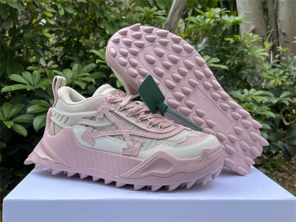 Authentic OFF-WHITE Out Of Office Pink