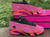 Authentic Air Jordan 14 Low “Shocking Pink”
