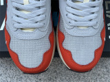 Authentic Nike Air Max 1 White/Grey/Orange