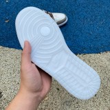 Authentic Air Jordan 1 Low White/Grey/Green