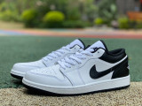 Authentic Air Jordan 1 Low White/Black Panda