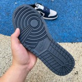Authentic Tracis Scott x Air Jordan 1 Low Golf TS Dark Blue/White