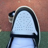 Authentic Nike Air Jordan 1 High Black/White/Brown
