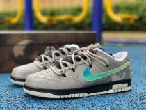 Authentic Nike Dunk SB Low White/Grey/Green
