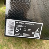 Authentic Air Jordan 11 Low Snakeskin Pink