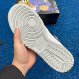 Authentic Nike Dunk SB Low White/Grey/Black