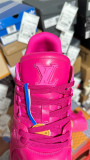 Authentic LV Trainer Sneaker Rose