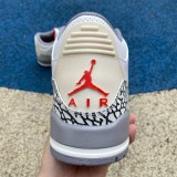Authentic Air Jordan 3 Retro Cement Ash