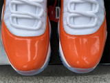 Authentic Air Jordan 11 White/Orange
