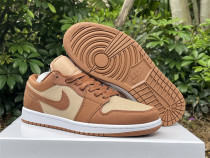 Authentic Air Jordan 1 Low Brown/Coffee