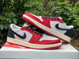 Authentic Trophy Room x Air Jordan 1 Retro Low OG “Rookie Card - Away”