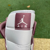 Authentic Nike Air Jordan 1 Mid Purple/White