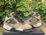 Authentic Travis Scott x Air Jordan 4 Retro Brown
