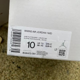Authentic Nike Air Jordan 1 Mid Purple/White