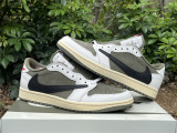 Authentic Travis Scott x Air Jordan 1 Low OG Olive Green