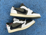 Authentic Travis Scott x Air Jordan 1 Low OG Olive Green