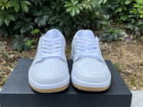 Authentic Air Jordan 1 Low Golf White