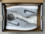 Authentic Air Jordan 1 Low Golf Grey/White