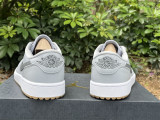 Authentic Air Jordan 1 Low Golf Grey/White
