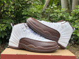 Authentic SoleFly x Air Jordan 12 White/Brown