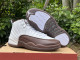 Authentic SoleFly x Air Jordan 12 White/Brown