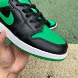 Authentic Air Jordan 1 Low Black/Green