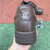 Authentic Supreme x Nike Air Force 1 Low Baroque Brown