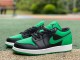 Authentic Air Jordan 1 Low Black/Green