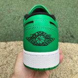 Authentic Air Jordan 1 Low Black/Green