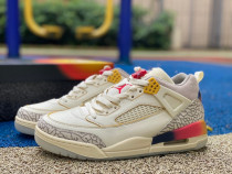 Authentic Nike Air Jordan Spizike Low White/Rainbow