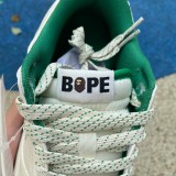 Authentic Nike Dunk Low x A BATHING APE STA White/Green