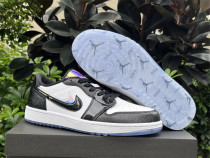 Authentic Air Jordan 1 Low Golf “Endless Pursuit” Black/White